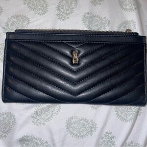 Steve Madden Elegant Black Quilted Women's Wallet